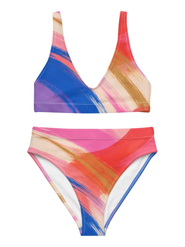 Recycled high-waisted bikini